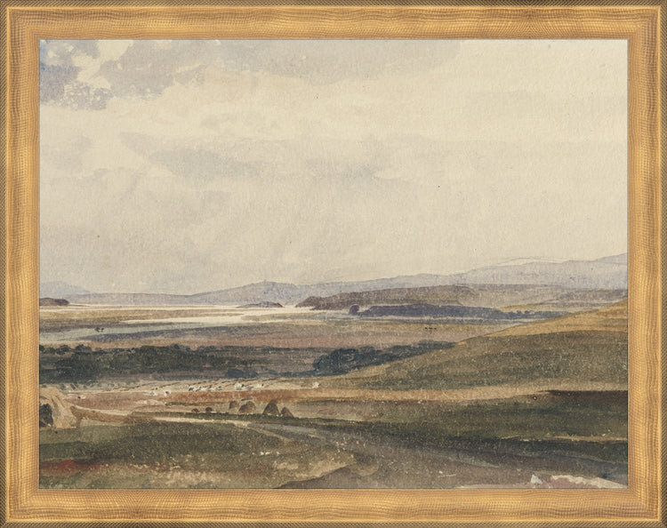 Framed Harvest. Frame: Timeless Gold. Paper: Rag Paper. Art Size: 10x13. Final Size: 11'' X 14''