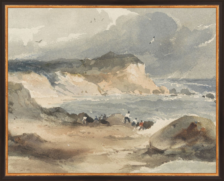 Watercolor Moody Beach HoJ