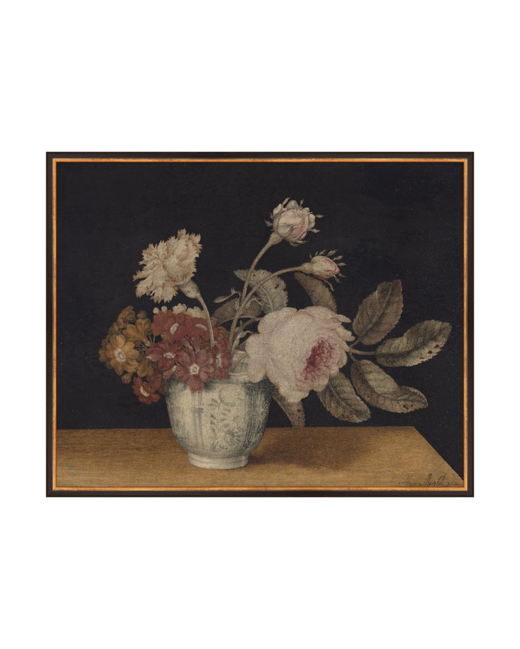 Vintage Vase of Flowers