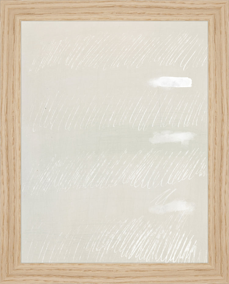 Framed Scribbles I. Frame: Natural Oak. Paper: Rag Paper. Art Size: 9x7. Final Size: 10'' X 8''