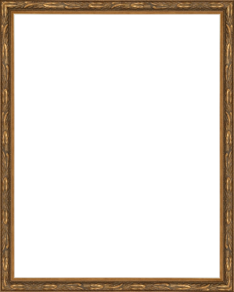 Embellished Antique Gold Frame. Opening Size: 14x11. Final Size: 15'' X 12''