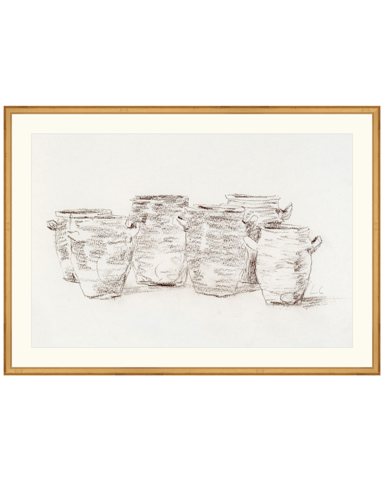 Vintage Vases Sketch