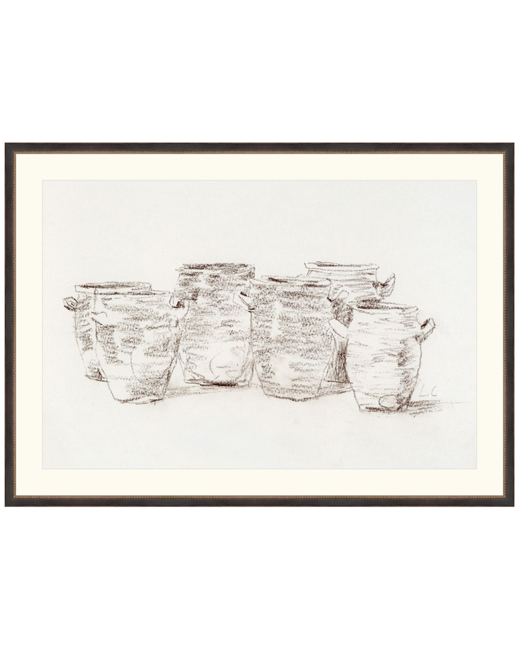 Vintage Vases Sketch