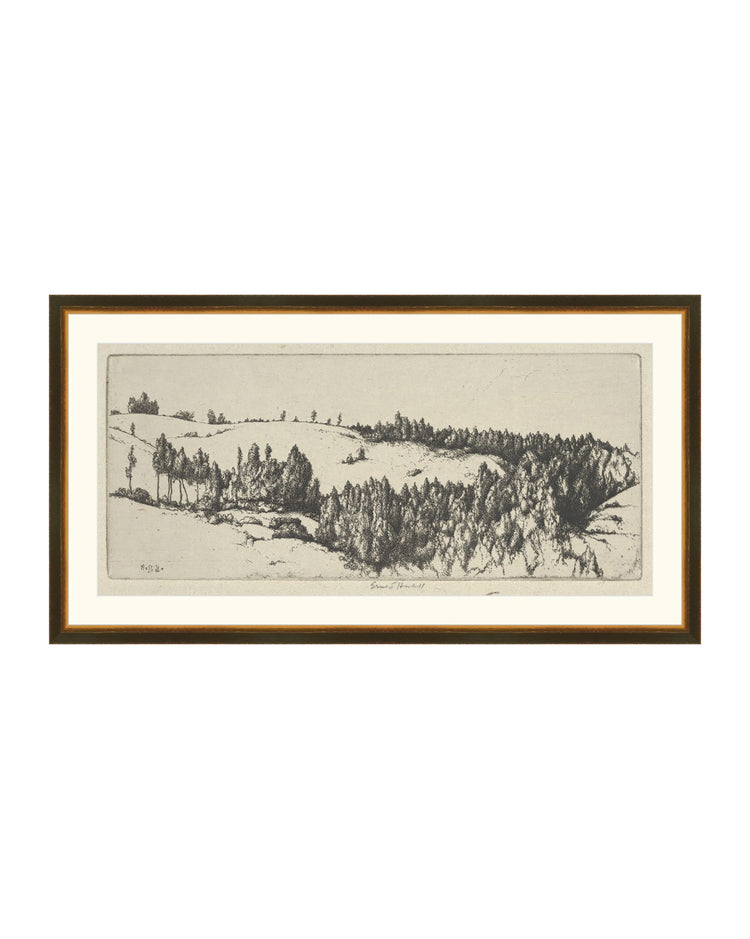 Hills Etching