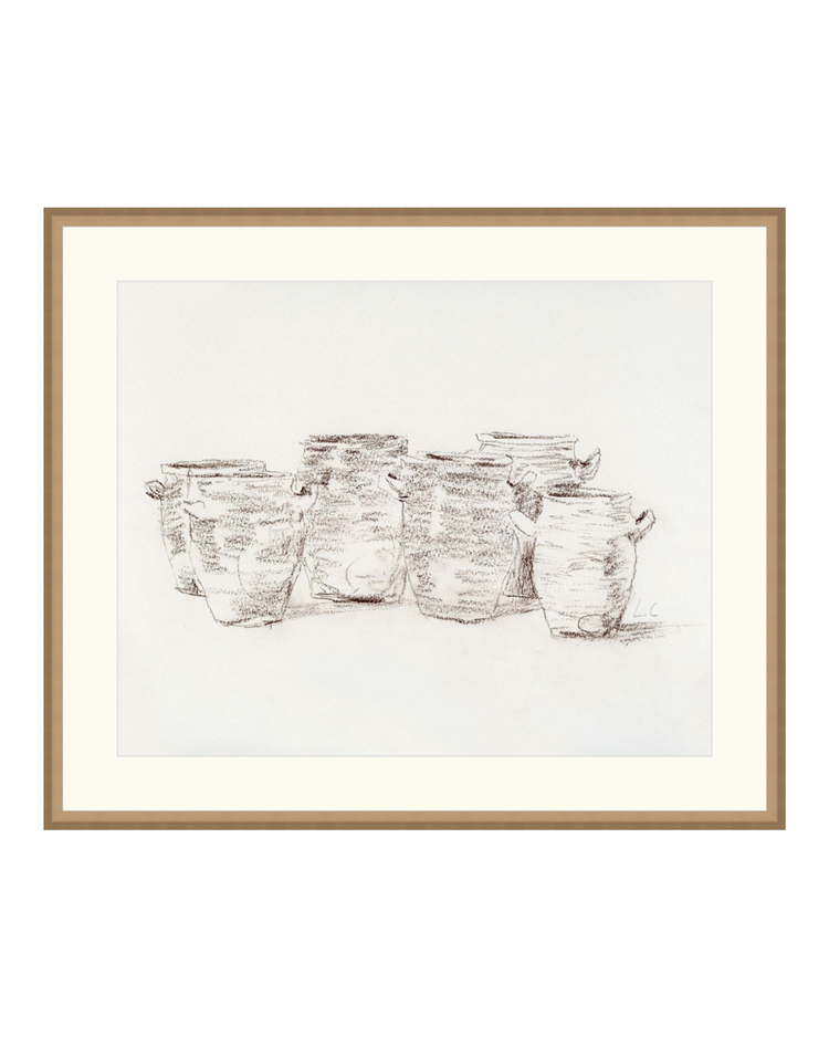 Vintage Vases Sketch