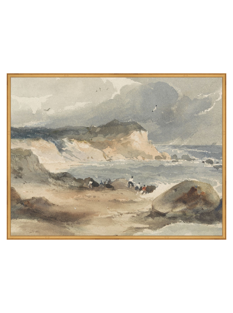 Watercolor Moody Beach HoJ 2