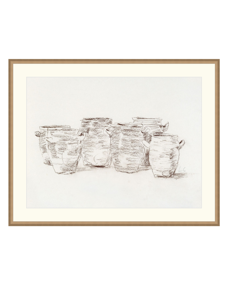 Vintage Vases Sketch