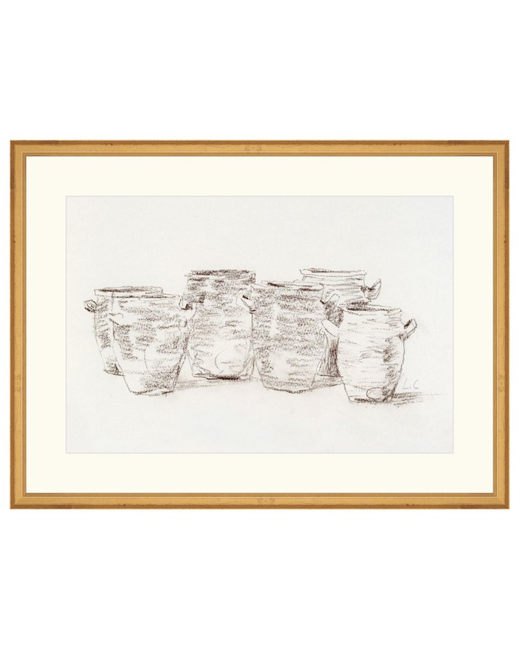 Vintage Vases Sketch
