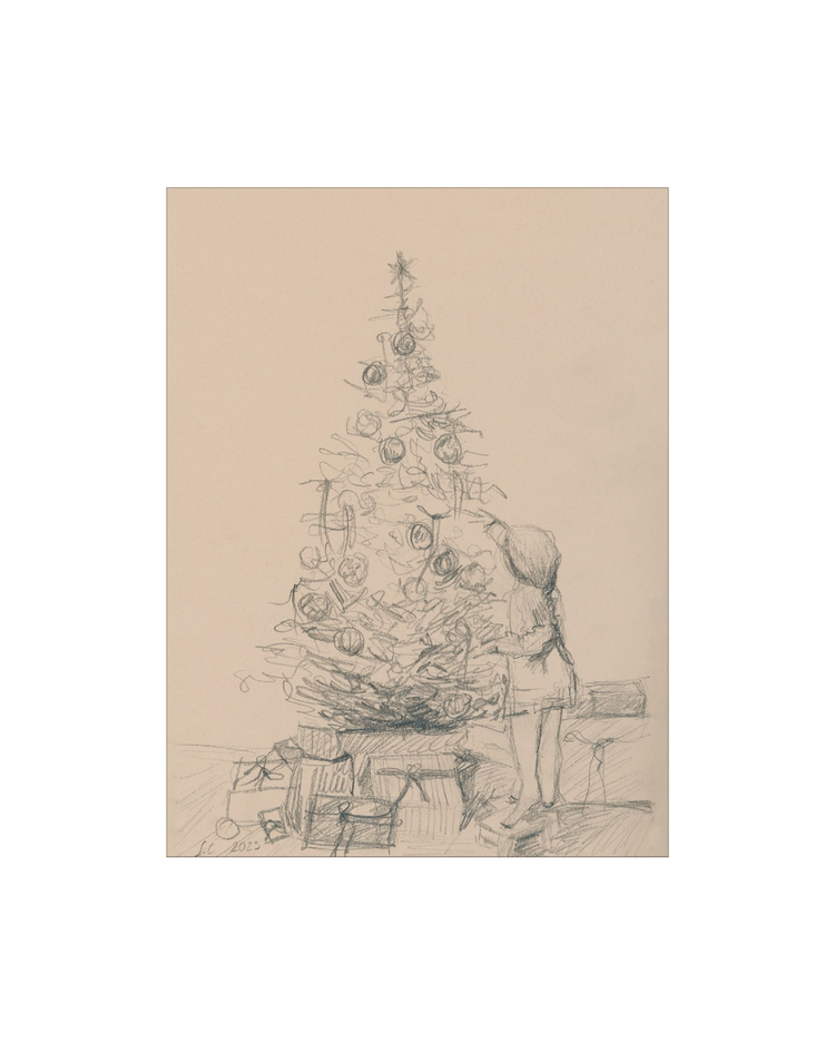 Girl Under the Tree