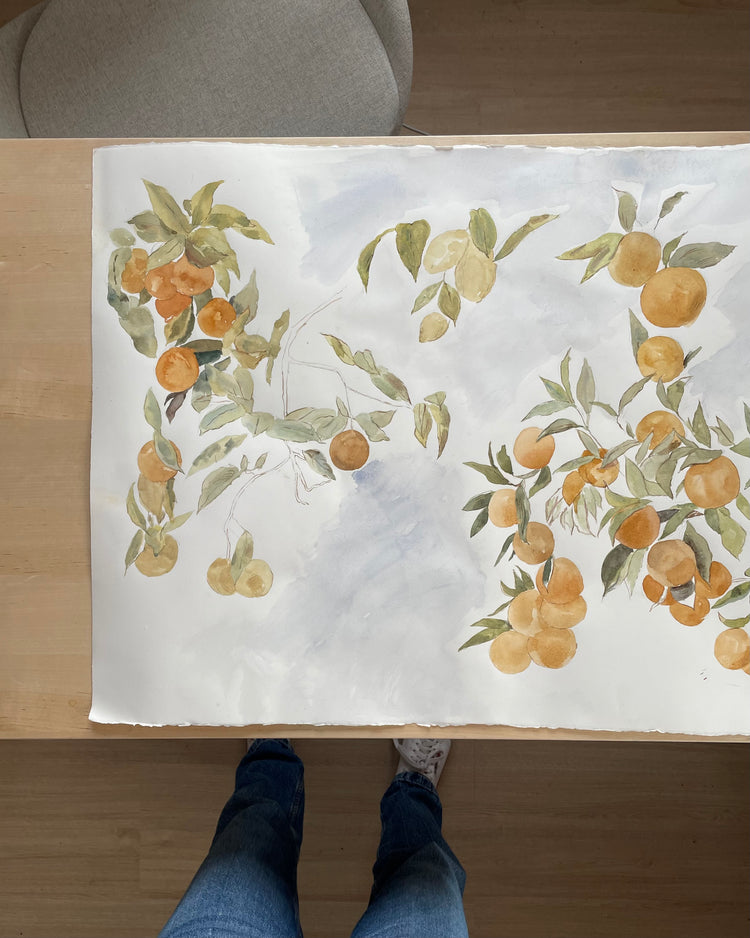Original Artwork Lemons and Oranges Study