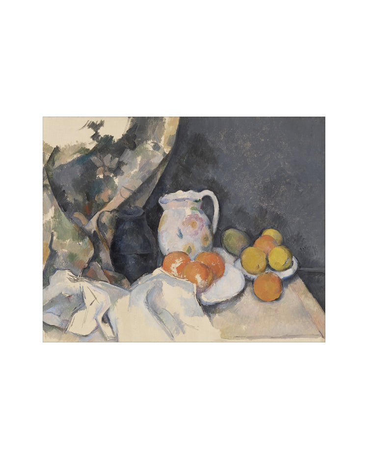 Still Life Fruit and Vases