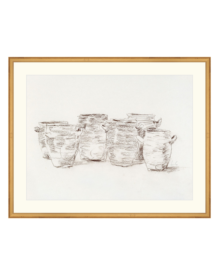 Vintage Vases Sketch