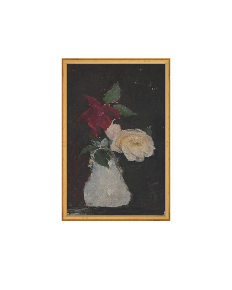 Vase of Roses II