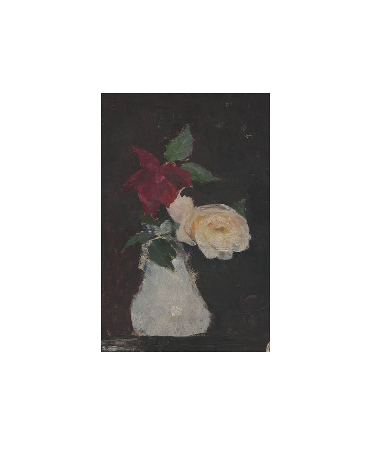 Vase of Roses II