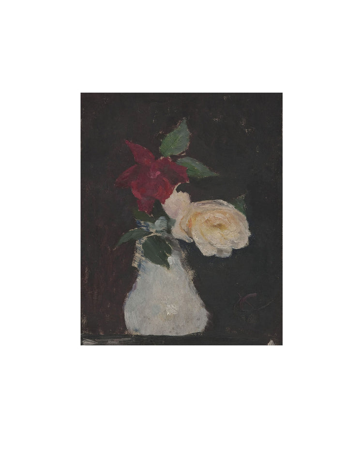 Vase of Roses II