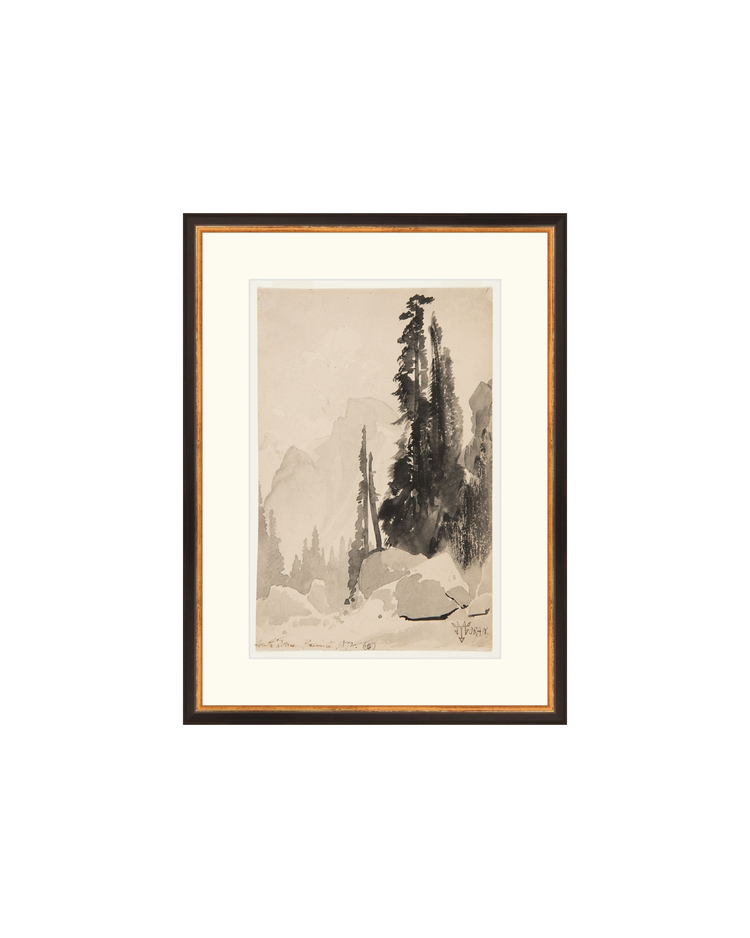 Antique Trees Drawing OAShop