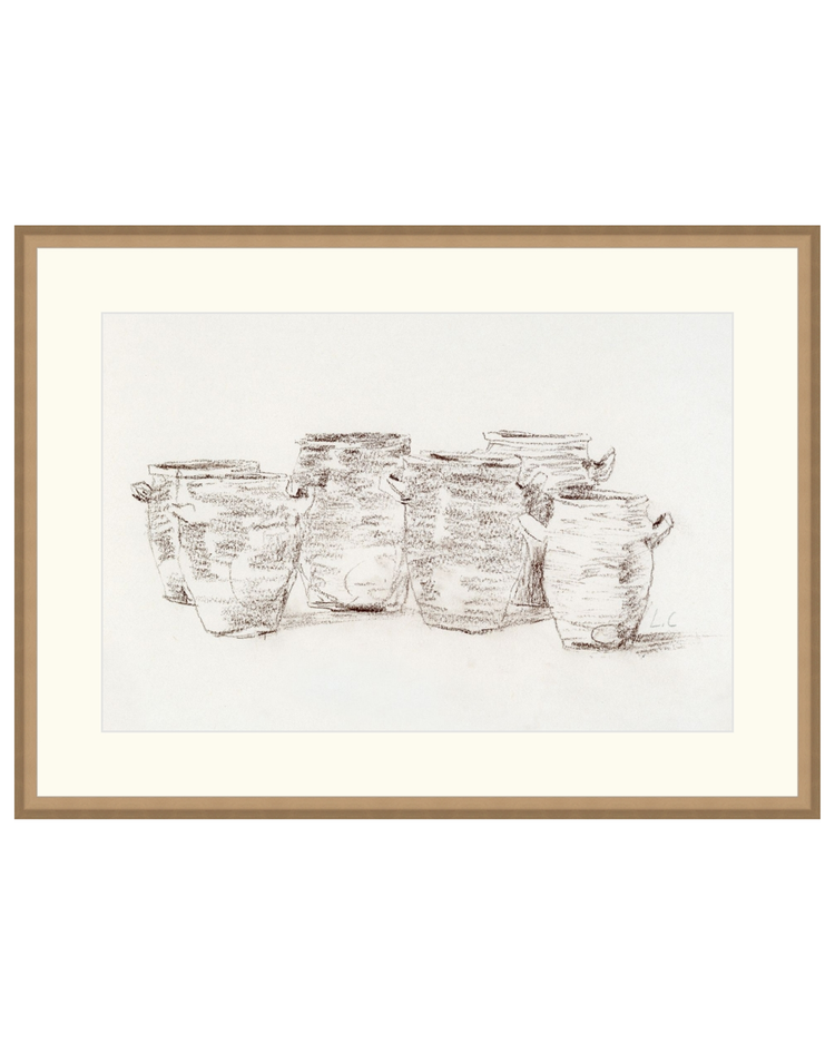 Vintage Vases Sketch