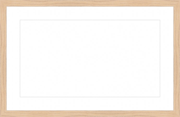 Natural Wood Frame. Opening Size: 10x18. Final Size: 15'' X 23''