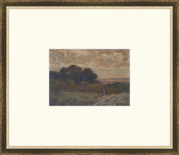 Framed Heirloom. Frame: Black Silver Beaded. Paper: Rag Paper. Art Size: 5x7. Final Size: 13'' X 15''