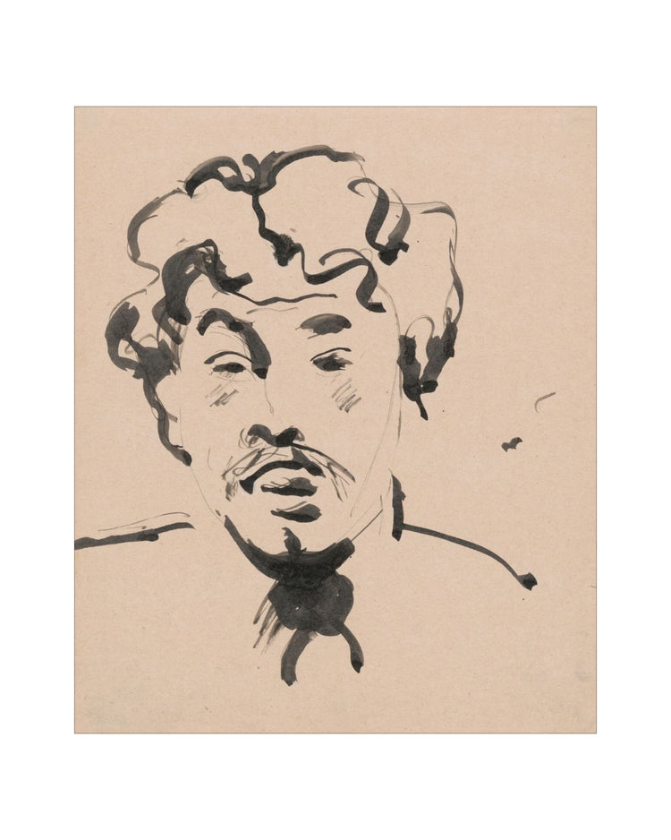 Ink Sketch of a Man