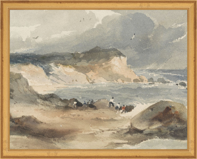 Watercolor Moody Beach HoJ