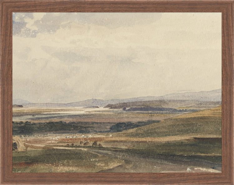 Framed Harvest. Frame: Dark Walnut. Paper: Rag Paper. Art Size: 10x13. Final Size: 11'' X 14''