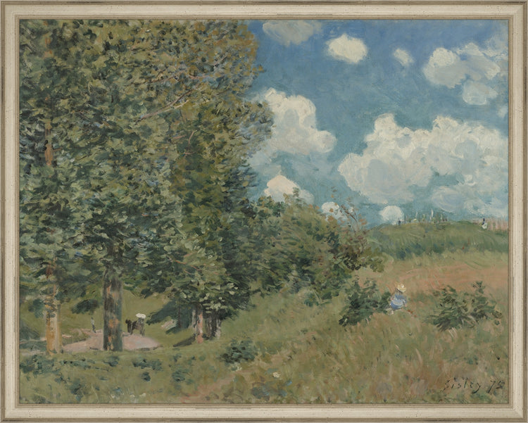 Framed Wanderings. Frame: Traditional Silver. Paper: Rag Paper. Art Size: 15x19. Final Size: 16'' X 20''