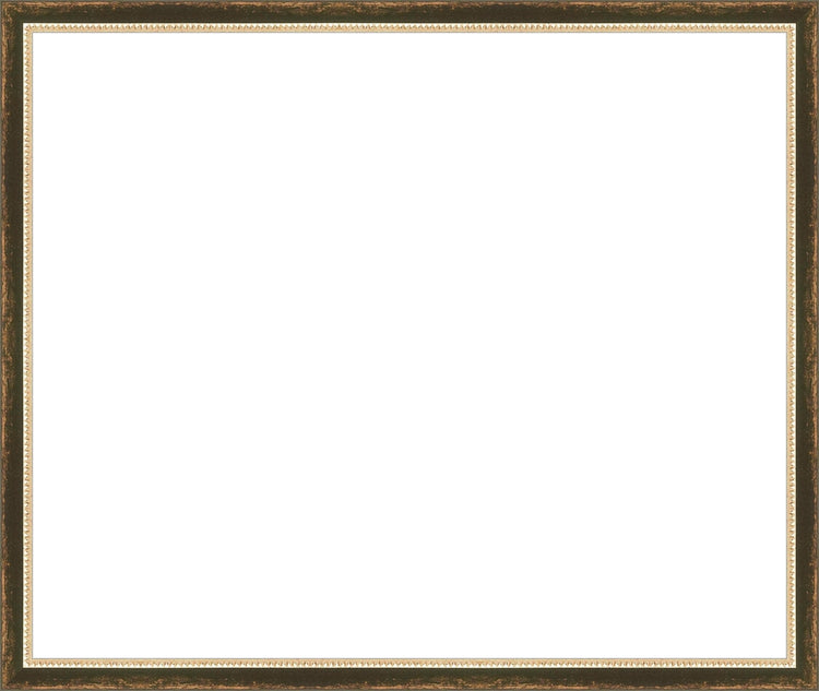 Black Silver Beaded Frame. Opening Size: 15x18. Final Size: 16'' X 19''