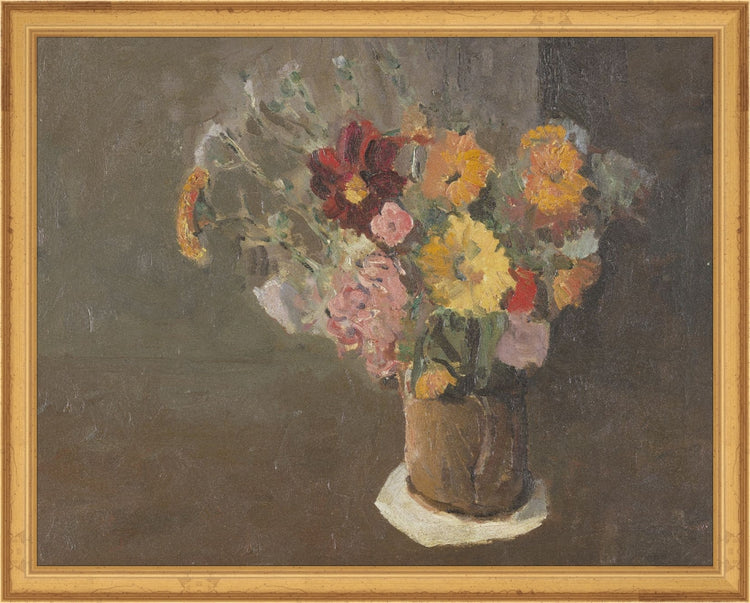 Vintage Vase of Flowers II HoJ