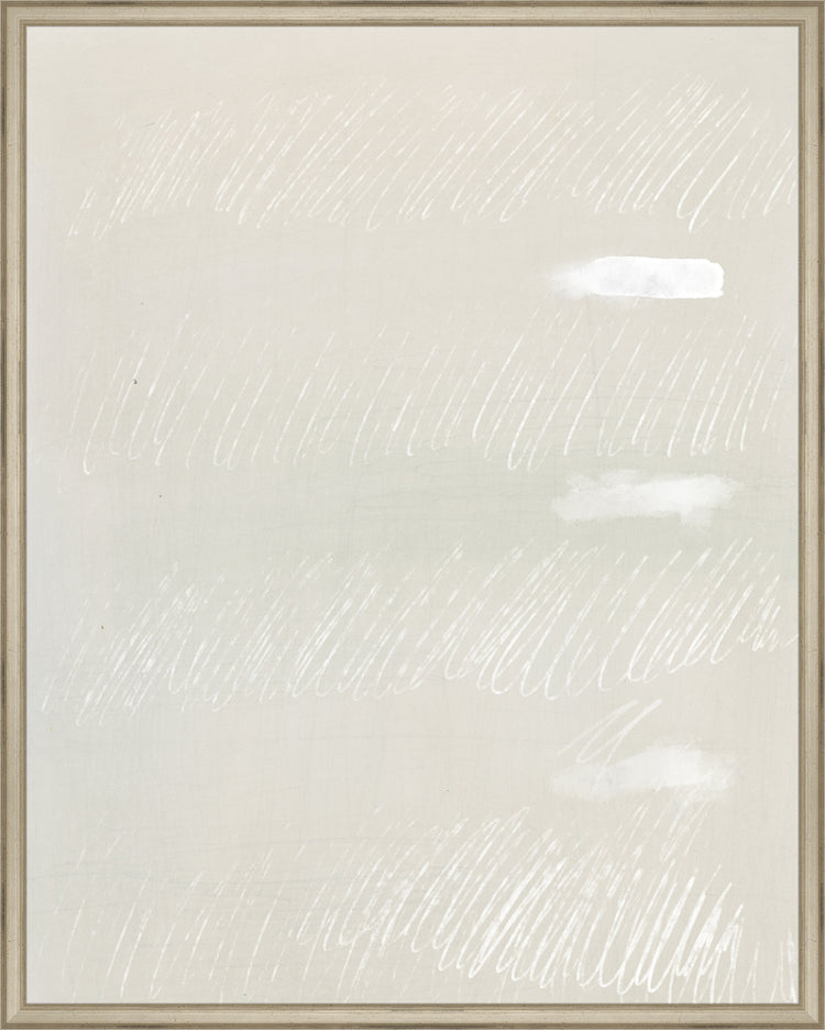 Framed Scribbles I. Frame: Traditional Silver. Paper: Rag Paper. Art Size: 29x23. Final Size: 30'' X 24''