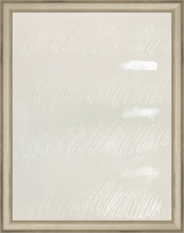 Framed Scribbles I. Frame: Traditional Silver. Paper: Rag Paper. Art Size: 13x10. Final Size: 14'' X 11''