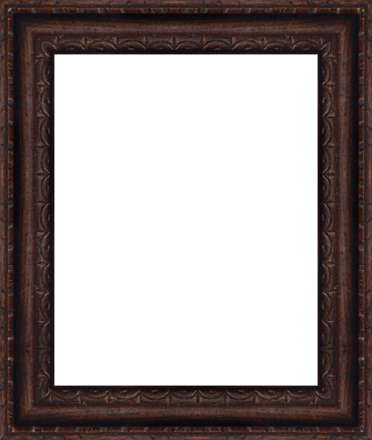 Florence Walnut Frame. Opening Size: 10x8. Final Size: 12'' X 10''