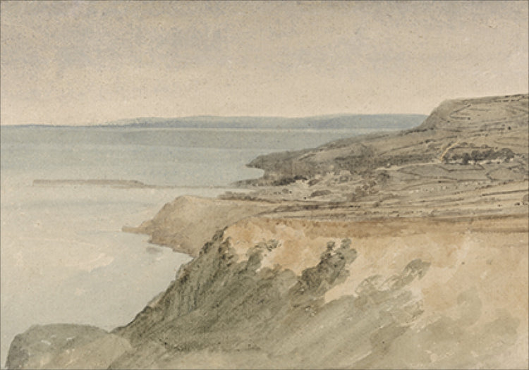 Framed Cliff. Frame: No Frame. Paper: Rag Paper. Art Size: 14x20. Final Size: 14'' X 20''