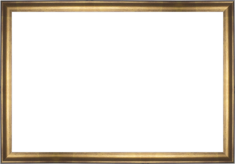 Muted Gold Frame. Opening Size: 10x15. Final Size: 11'' X 16''