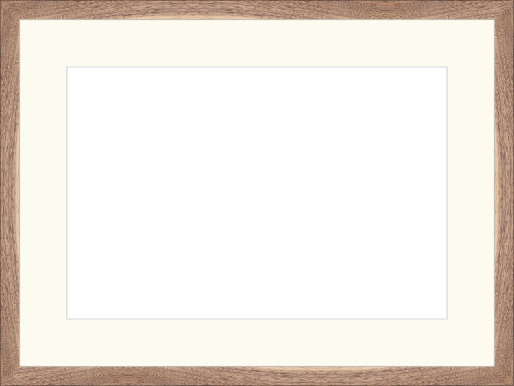 Natural Walnut Frame. Opening Size: 10x15. Final Size: 15'' X 20''