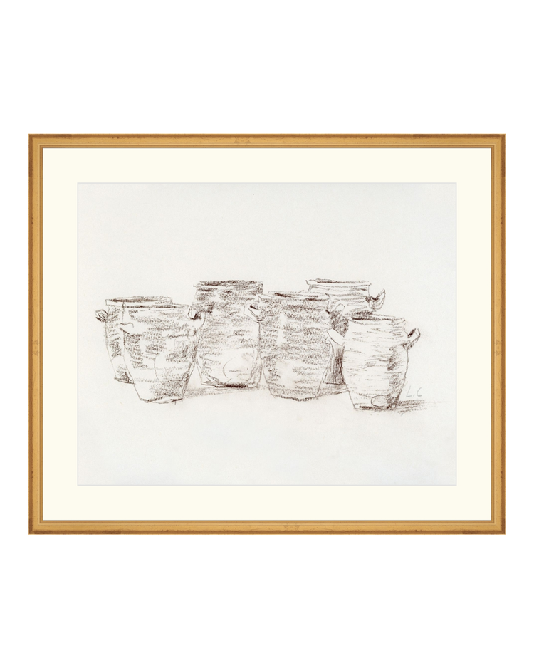 Vintage Vases Sketch