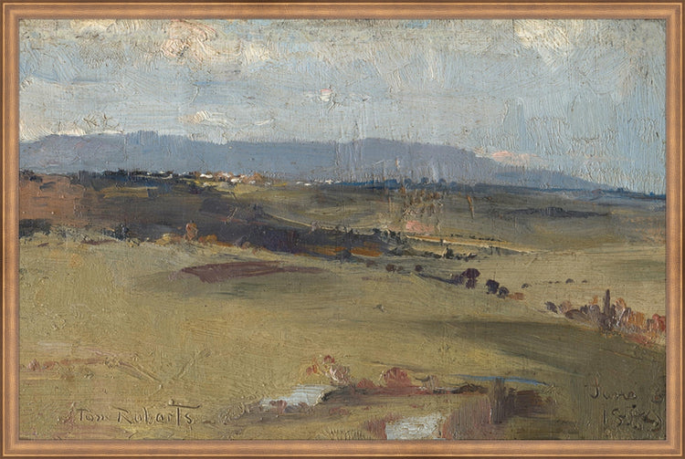 Framed Hills. Frame: Timeless Bronze. Paper: Rag Paper. Art Size: 19x29. Final Size: 20'' X 30''