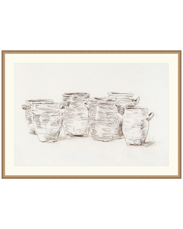Vintage Vases Sketch