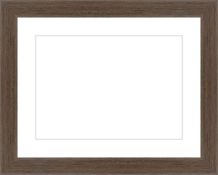Deep Brown Frame. Opening Size: 5x7. Final Size: 8'' X 10''