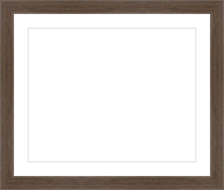 Deep Brown Frame. Opening Size: 8x10. Final Size: 11'' X 13''