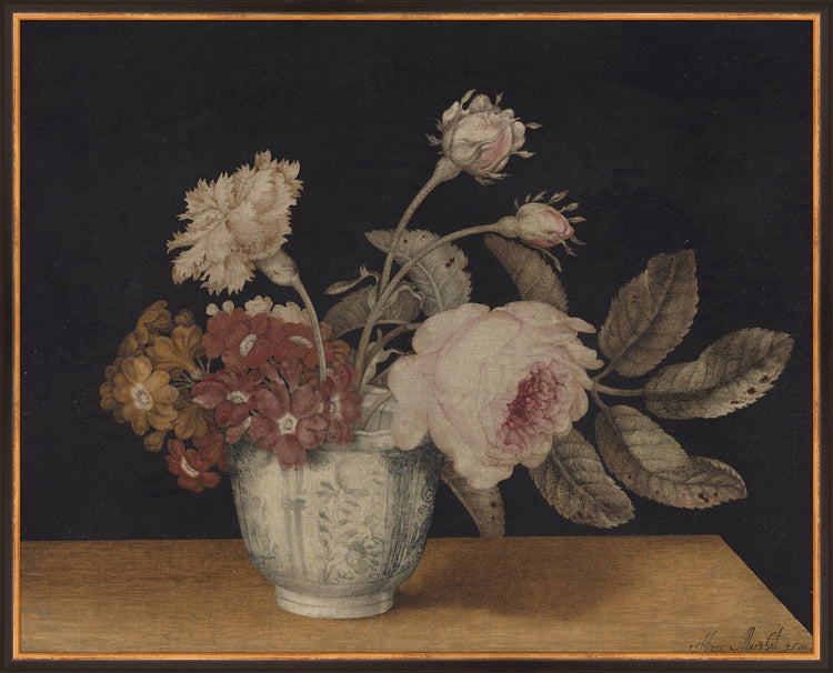 Vintage Vase of Flowers OAShop 2