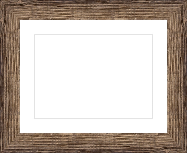 Rustic Wood Frame. Opening Size: 5x7. Final Size: 8'' X 10''