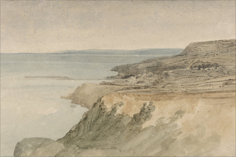 Framed Cliff. Frame: No Frame. Paper: Rag Paper. Art Size: 20x30. Final Size: 20'' X 30''