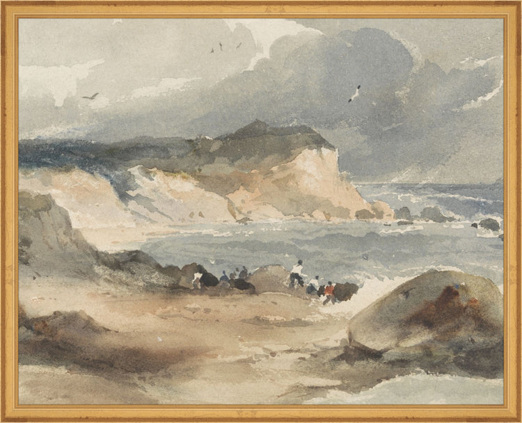 Watercolor Moody Beach HoJ