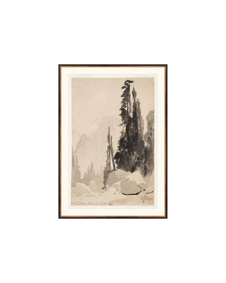 Antique Trees Drawing OAShop