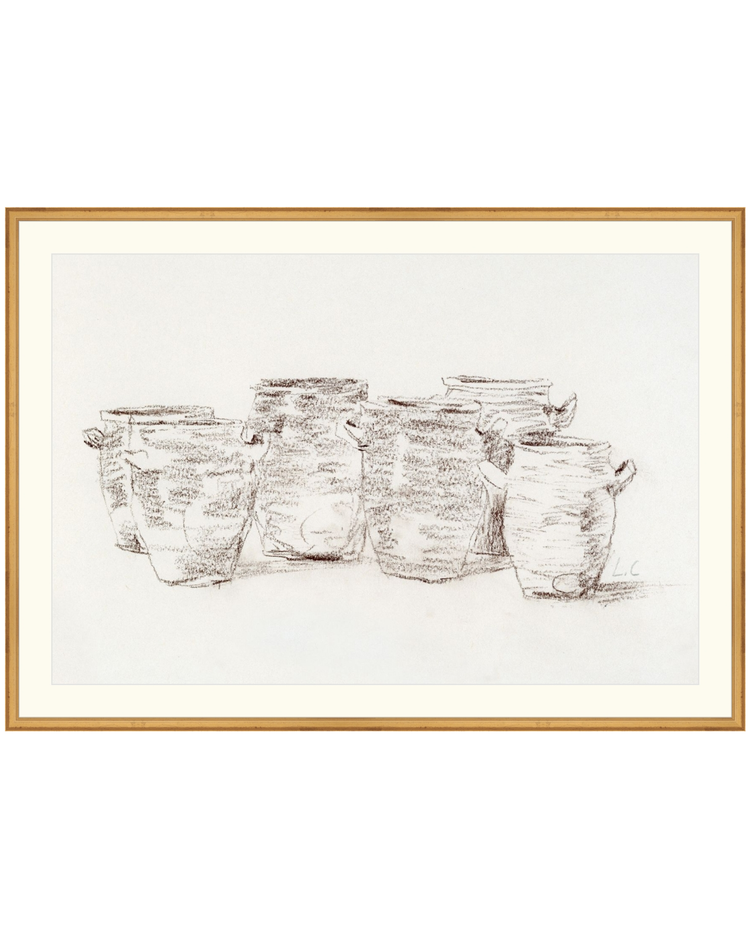 Vintage Vases Sketch