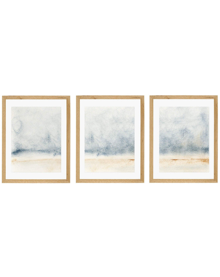 RUST AND BLUE SET OF 3