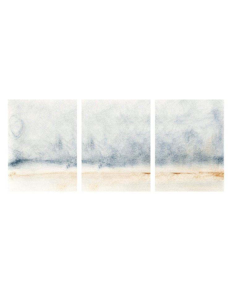 RUST AND BLUE SET OF 3