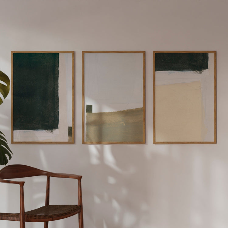 Set of Three Prints Abstract Blocks | Wall Art Prints Abstract 3 Sets | Set of Prints Abstract | Set of 3 Art Prints Abstract | Wall Art Set