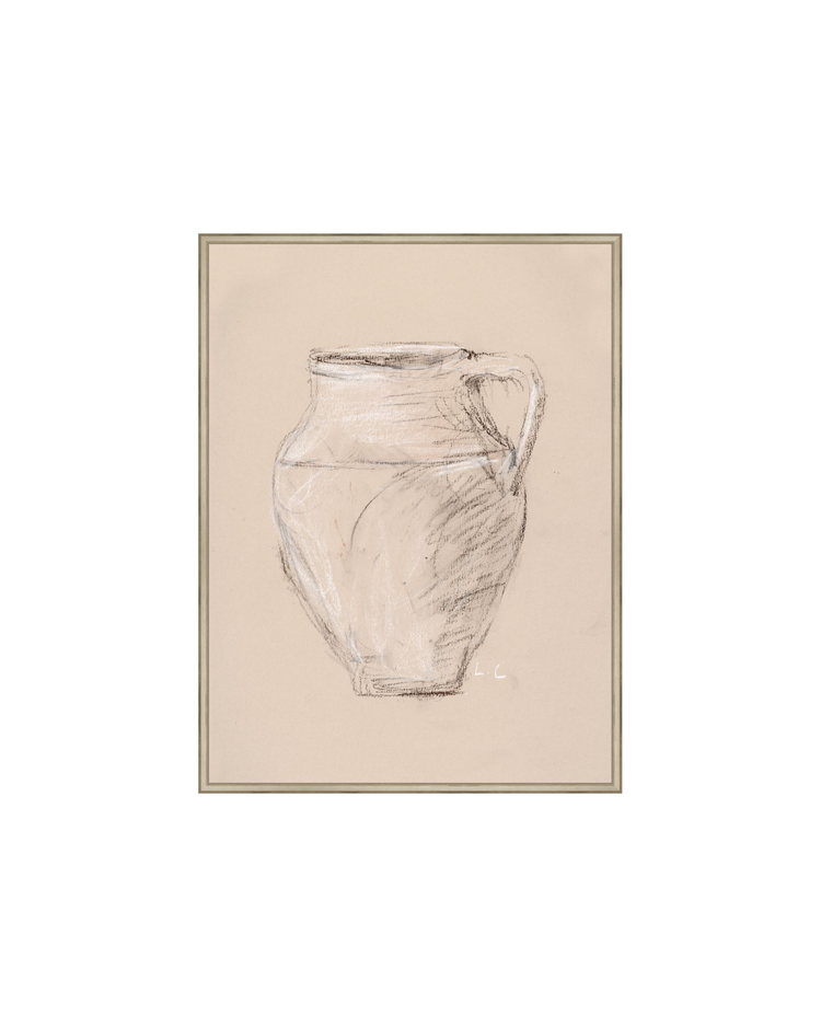 Vase Drawing Sepia HoJ